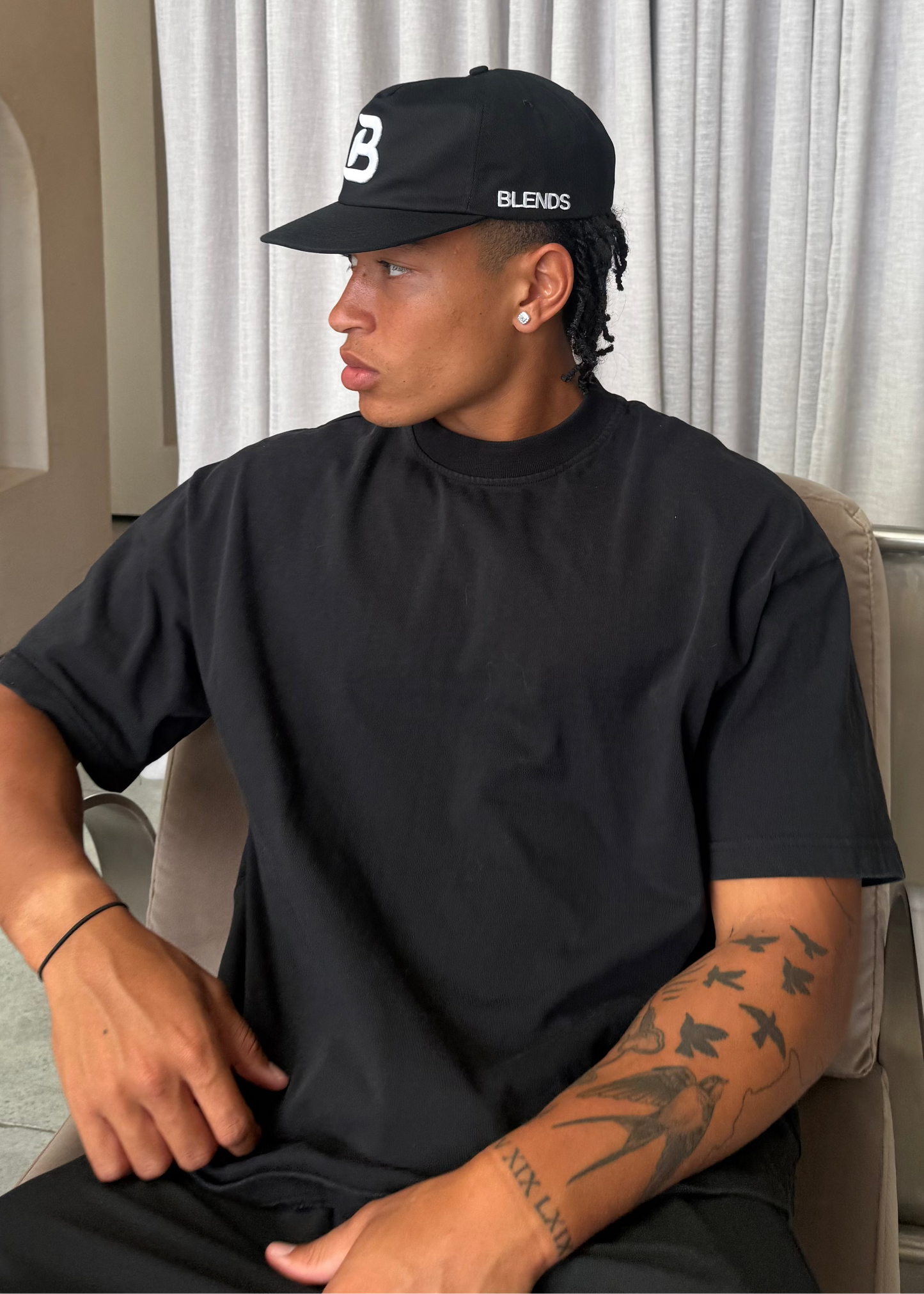 Black Signature "B" Snapback