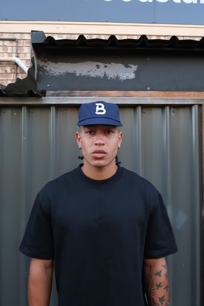 navy "B" hat