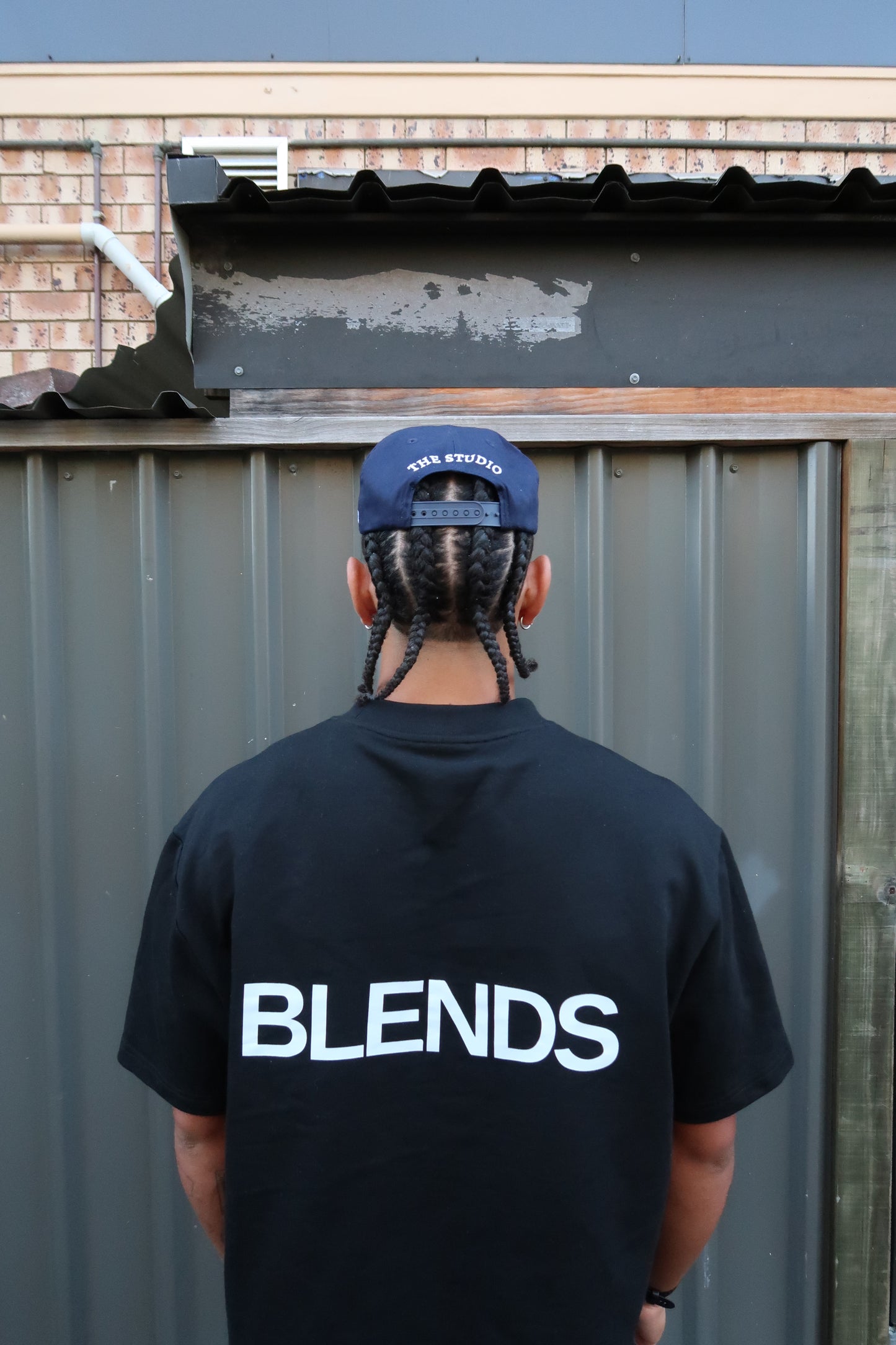 navy "B" hat