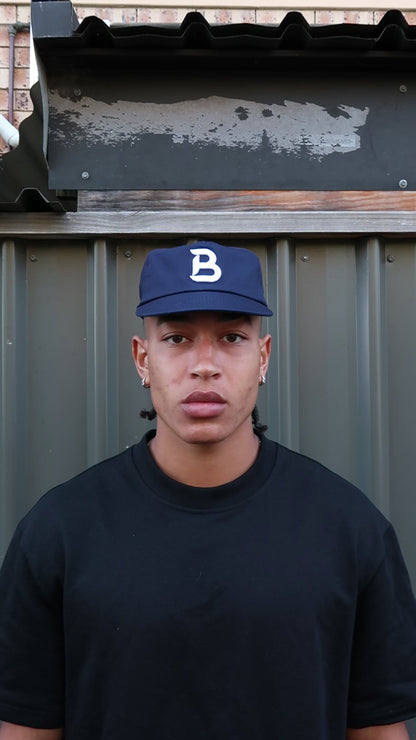 navy "B" hat